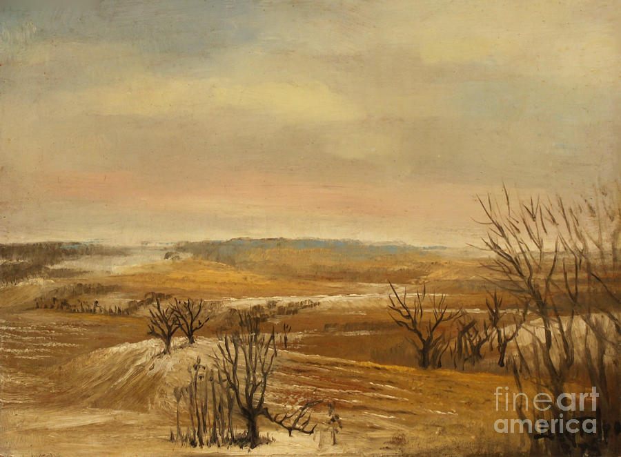 Late Fall in the Midwest Painting by Art By Tolpo Collection