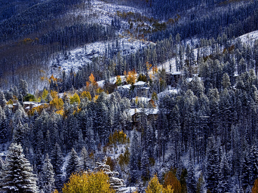 Late Fall In Vail Photograph by Ellen Heaverlo