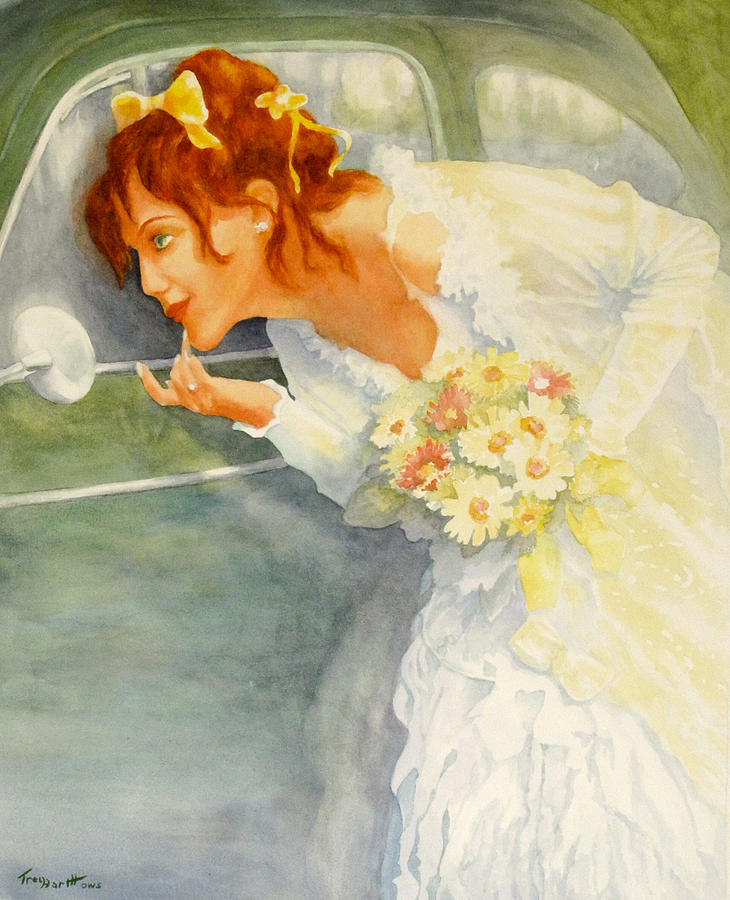 Late for the Wedding Painting by George Harth