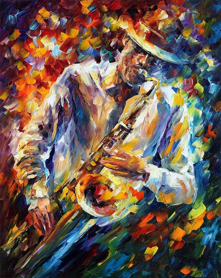 Late Music - PALETTE KNIFE Oil Painting On Canvas By Leonid Afremov ...