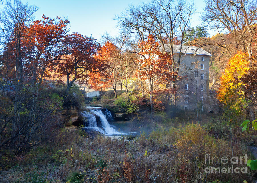 Late October at Pickwick Mill Photograph by Kari Yearous