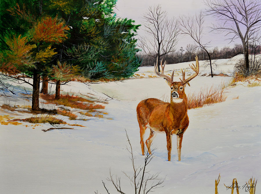 Nature Painting - Late Season -Droopy Ear by Alvin Hepler