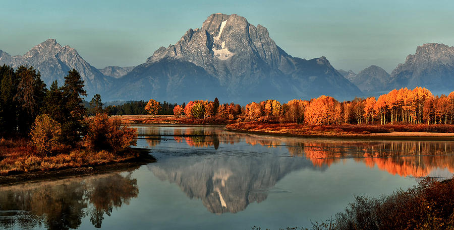 Late September at Oxbow Bend Photograph by Jeff R Clow