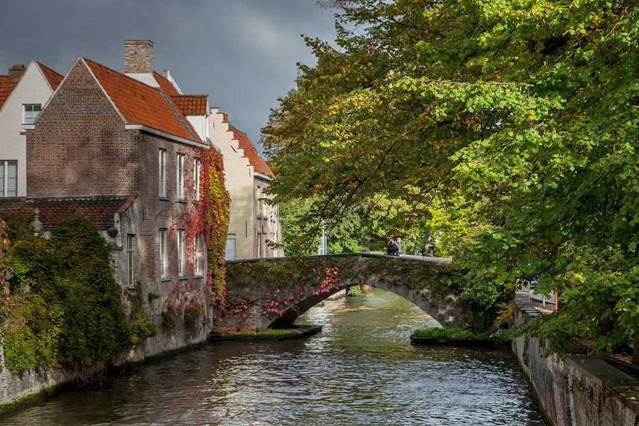 Late summer storm in Bruges Photograph by W Chris Fooshee