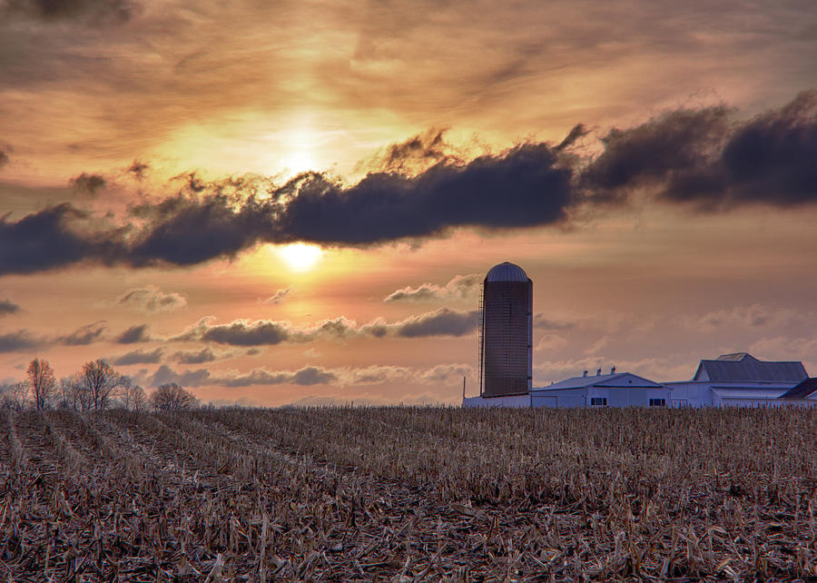 Late Winter Sunrise On The Farm Photograph by Bailey and Huddleston ...