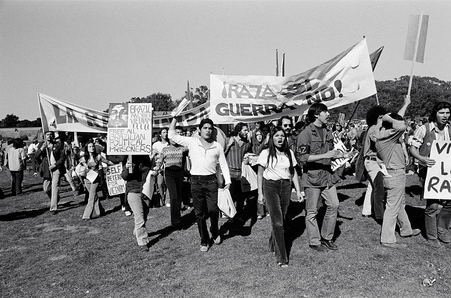 Latinos Protest Brazil Photograph by Underwood Archives