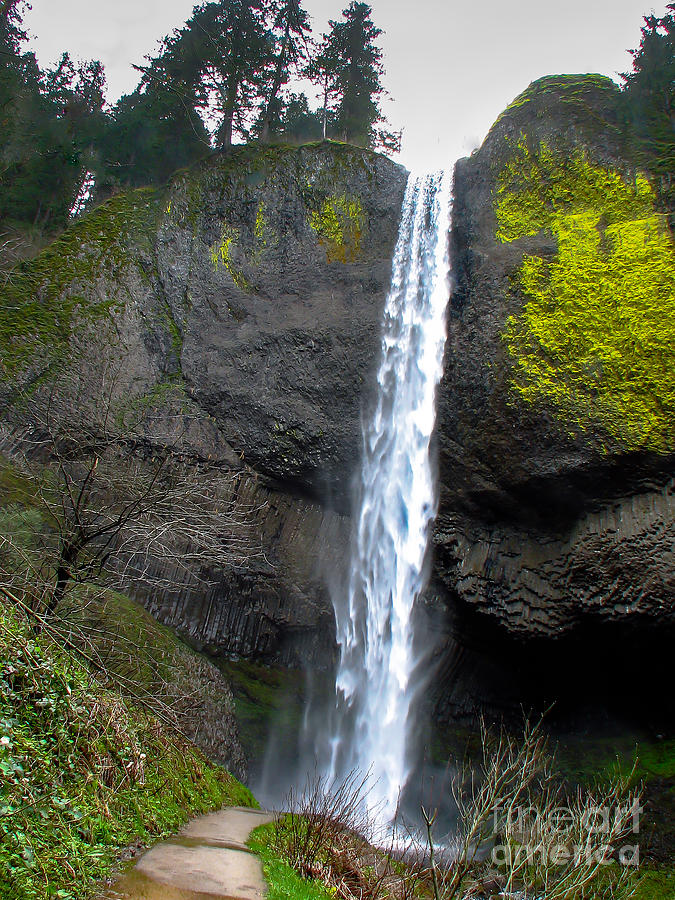 Latourell Falls Photograph by Robert Bales