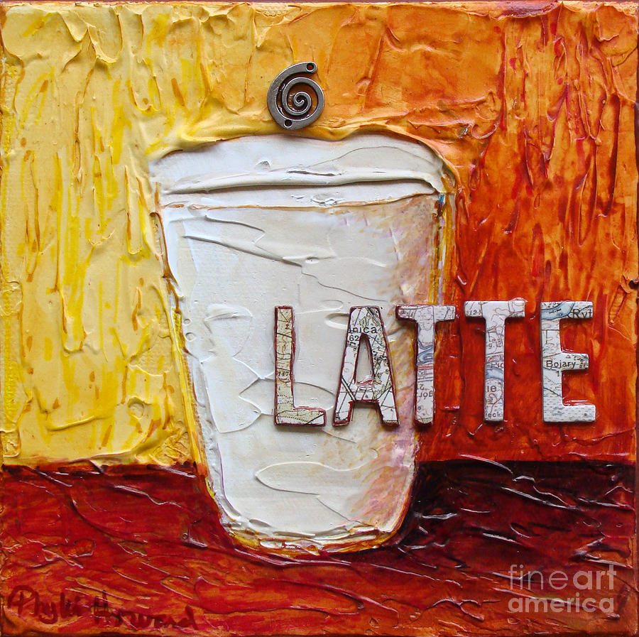 Latte Mixed Media by Phyllis Howard