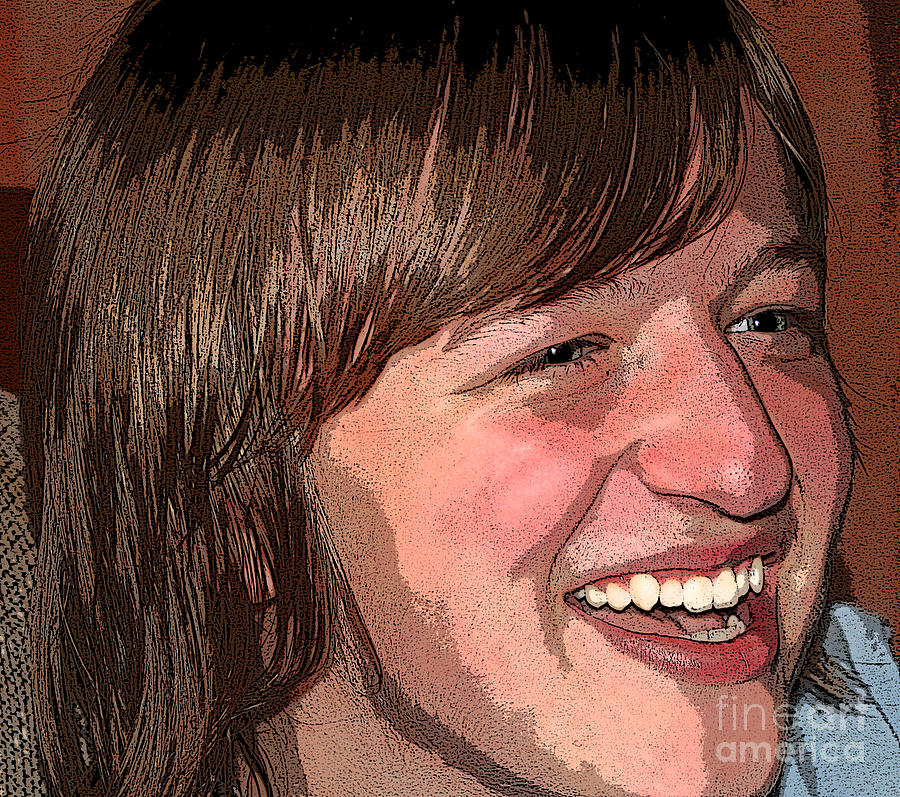 Laughing Teen Boy Closeup Photograph by Susan Stevenson