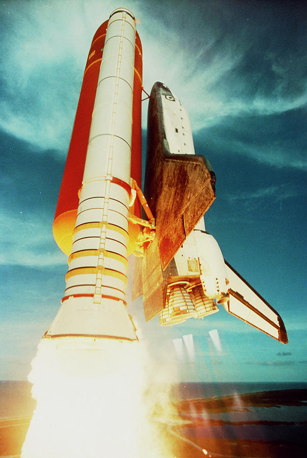 Launch Of Shuttle Challenger During Mission 51-f Photograph by Nasa/science Photo Library