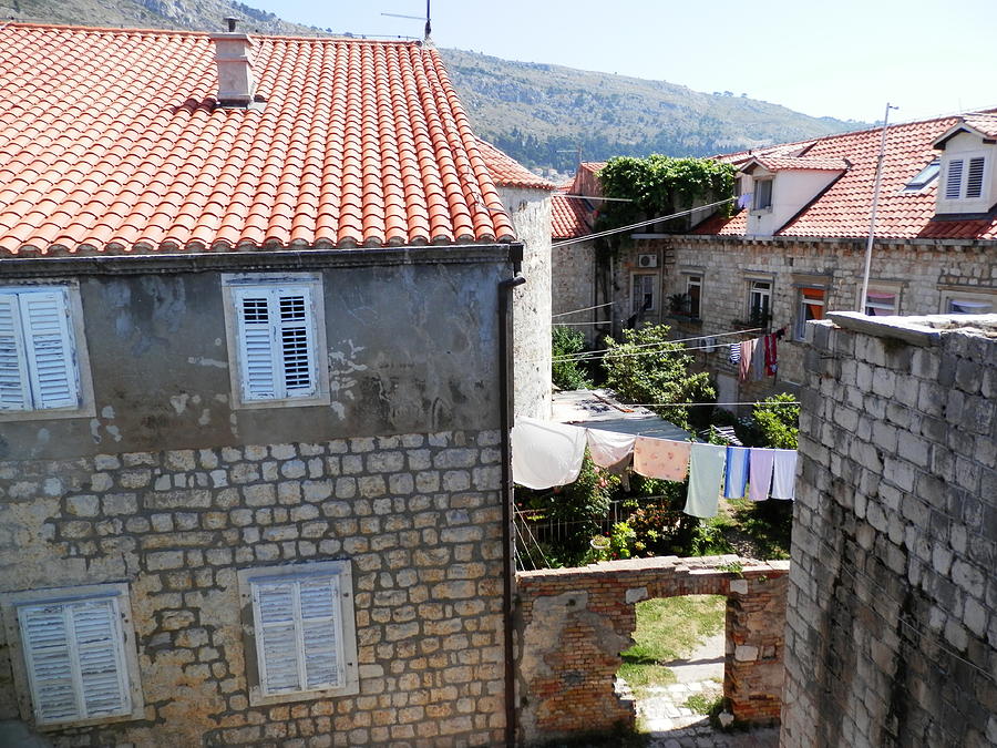 Laundry Day in Dubrovnik Photograph by Pema Hou
