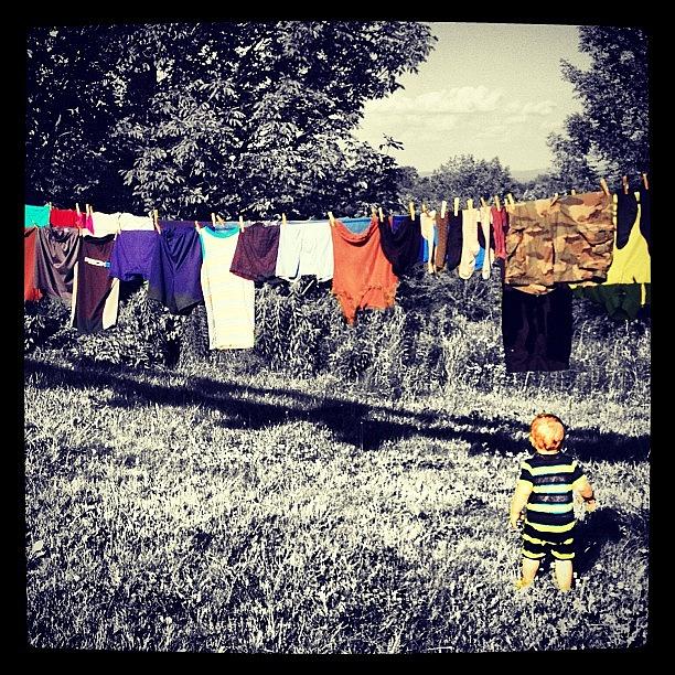 Summer Photograph - #laundry#baby#summer#implus_daily by Melissa Mariani