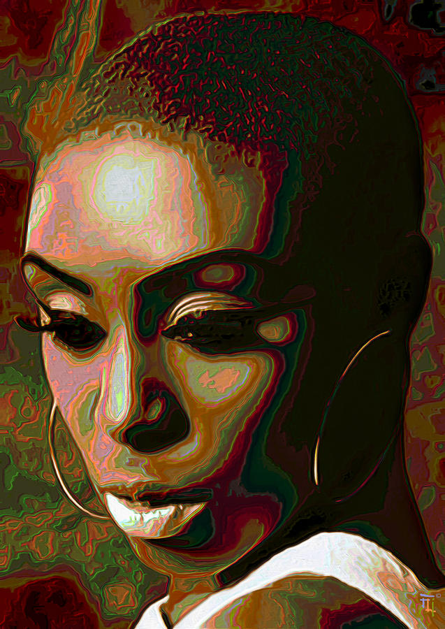 Impressionism Painting - Laura Mvula by  Fli Art
