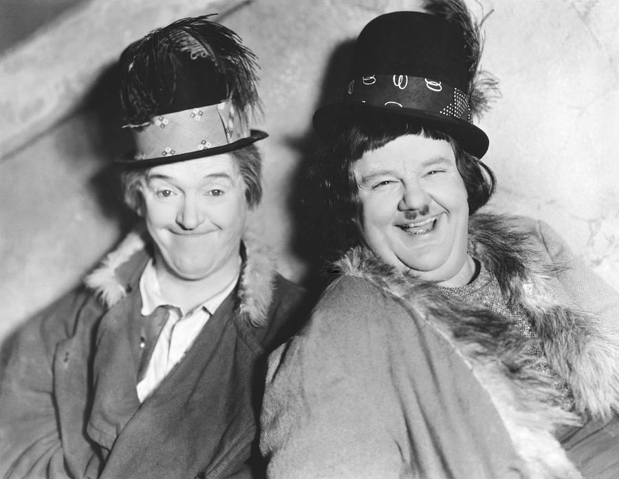 Laurel And Hardy Photograph by Underwood Archives