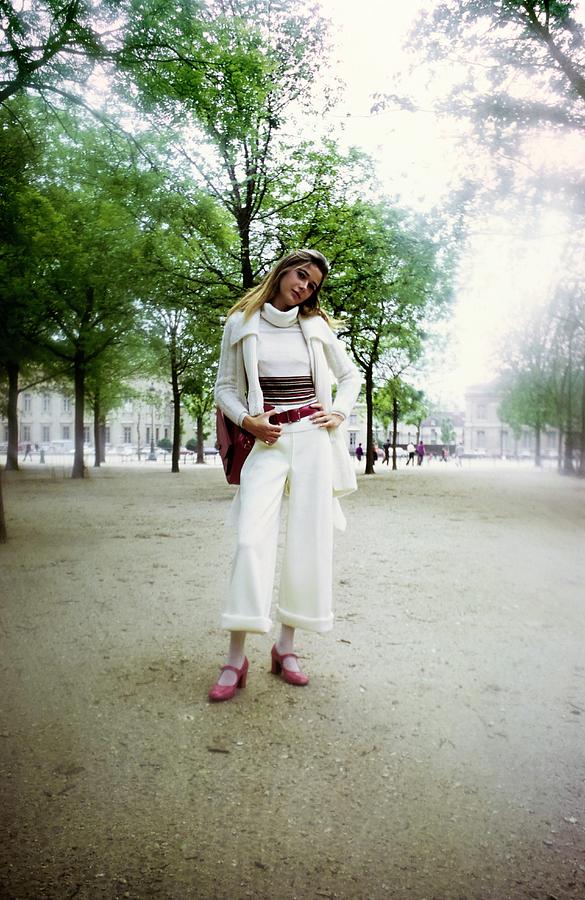 Laurence De Monaghan Wearing Sonia Rykiel Photograph by Arnaud de Rosnay