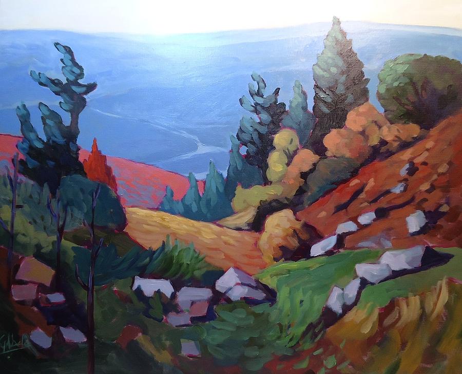 Laurentian Mountains Painting by Edward Abela