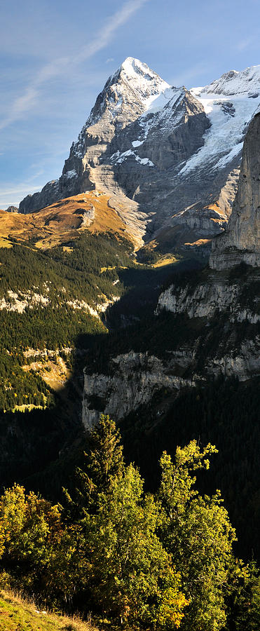 Nature Photograph - Lauterbrunnen Valley With Mt Eiger by Panoramic Images