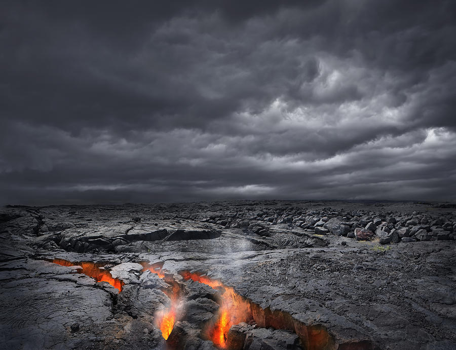 Lava Bubbling Up From Volcano, Kilauea, Hawaii, United States Photograph by Chris Clor Lava Bubbling Up From Volcano, Kilauea, Hawaii, United States Photograph by Chris Clor