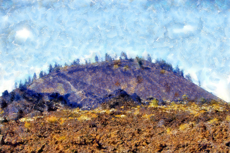 Lava Butte Digital Art by Kaylee Mason