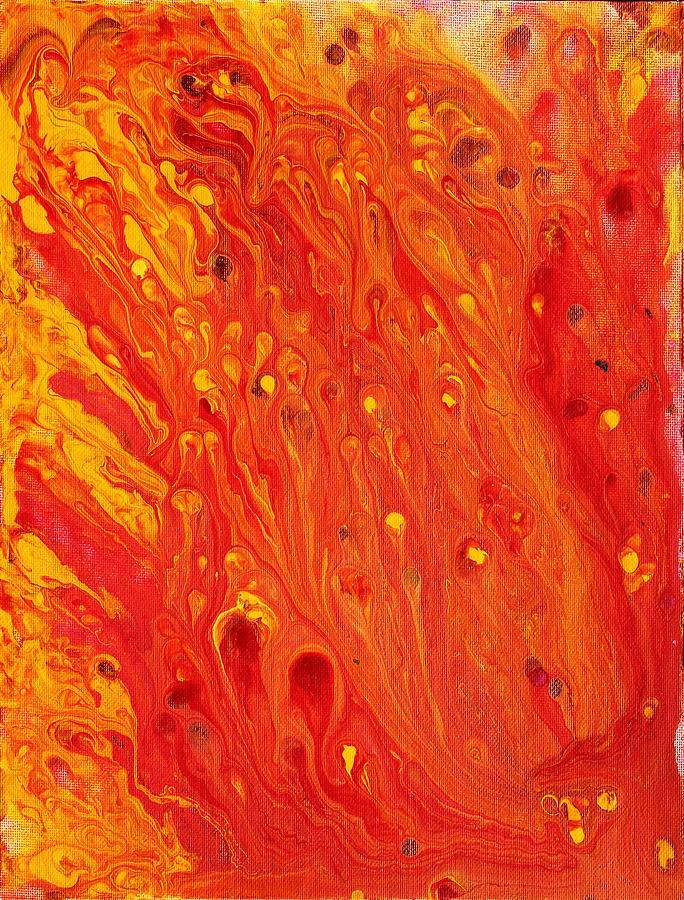 Abstract Painting - Lava Drip by Maxwell Hanson