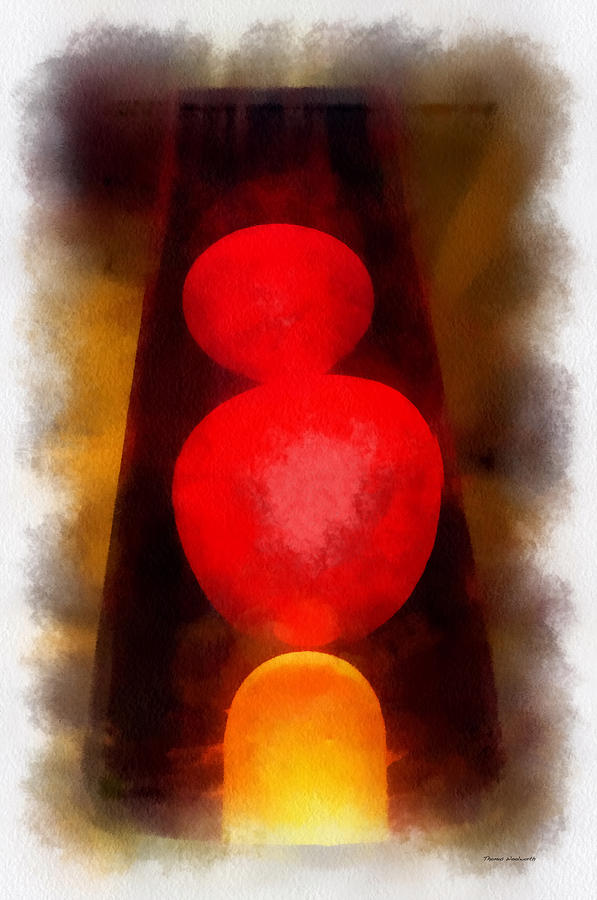 Lava Lamp Photo Art 04 Photograph by Thomas Woolworth