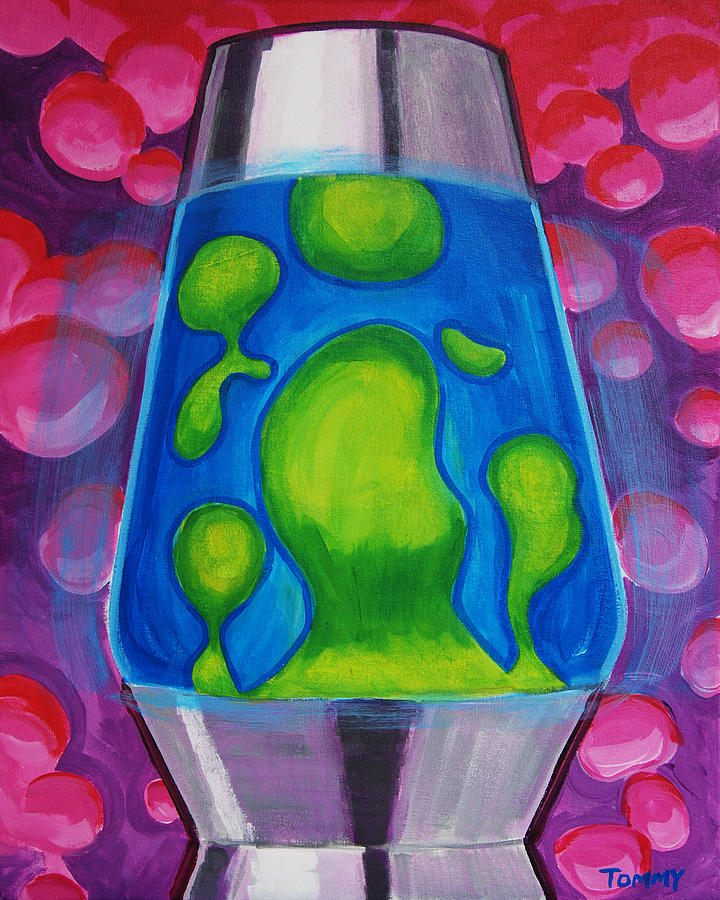 Lava Lamp Painting by Tommy Midyette