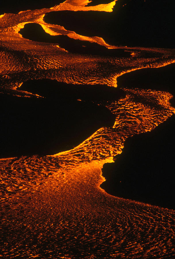 Lava Rivers, Mauna Loa, Hawaii Photograph by Soames Summerhays