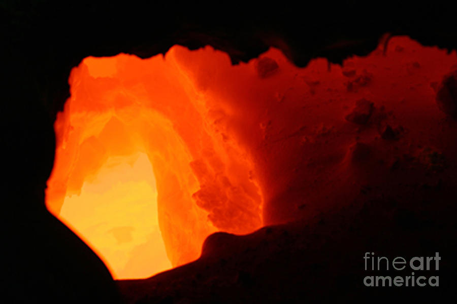 Lava Tube Photograph by Stephen & Donna OMeara