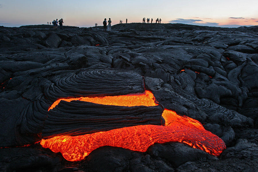 Lava Walking Photograph by Douglas Peebles