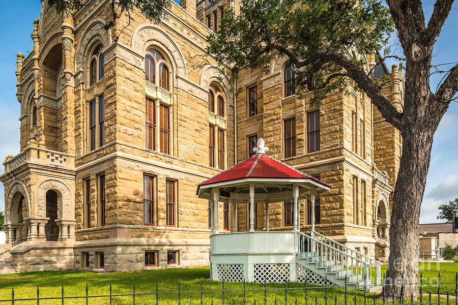 Lavaca County Courthouse II - Hallettsville Texas Photograph by Silvio ...