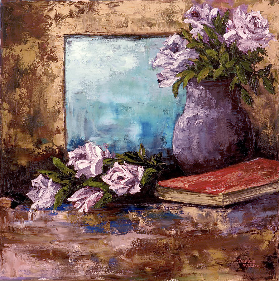 Lavendar Roses Painting by Darice Machel McGuire