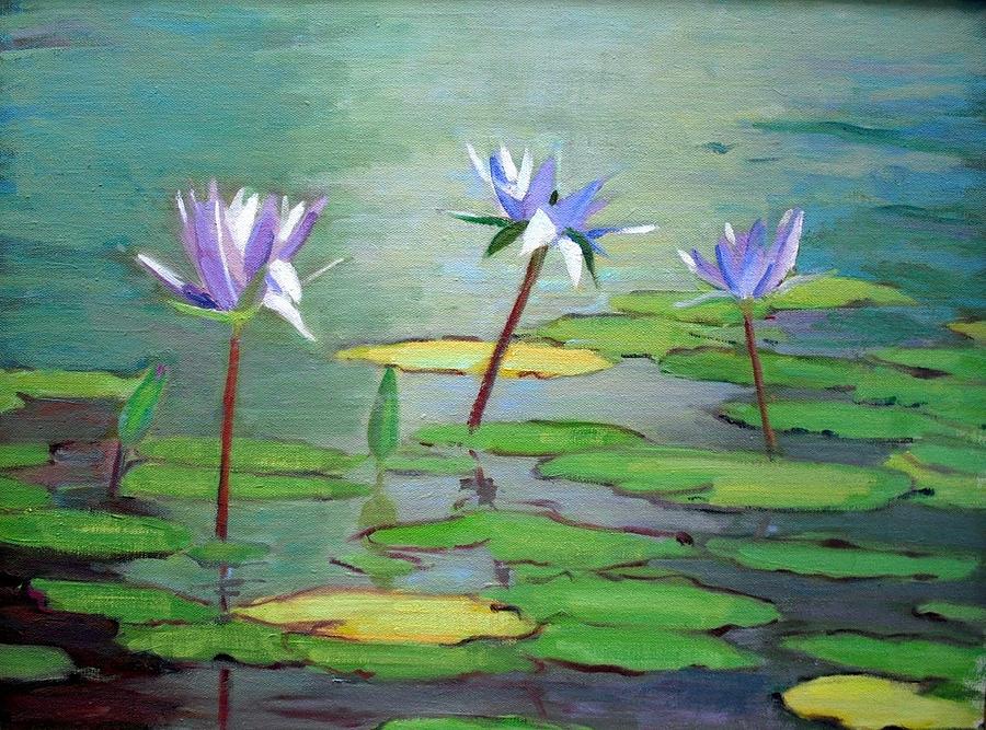 Lavendel Painting by Salli Sachse - Fine Art America