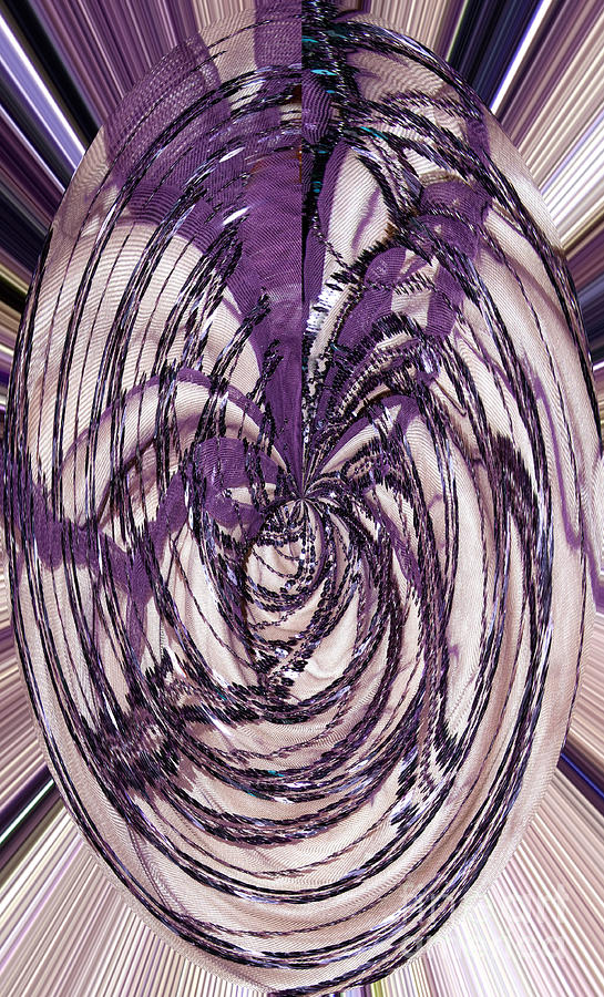 Lavender Bead Art Digital Art by Mae Wertz
