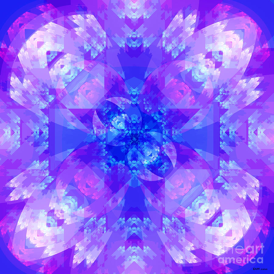 Lavender Lace Digital Art by Elizabeth McTaggart