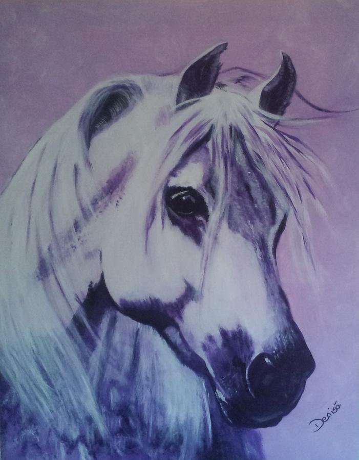 Lavender Lady Painting by Denise Hills