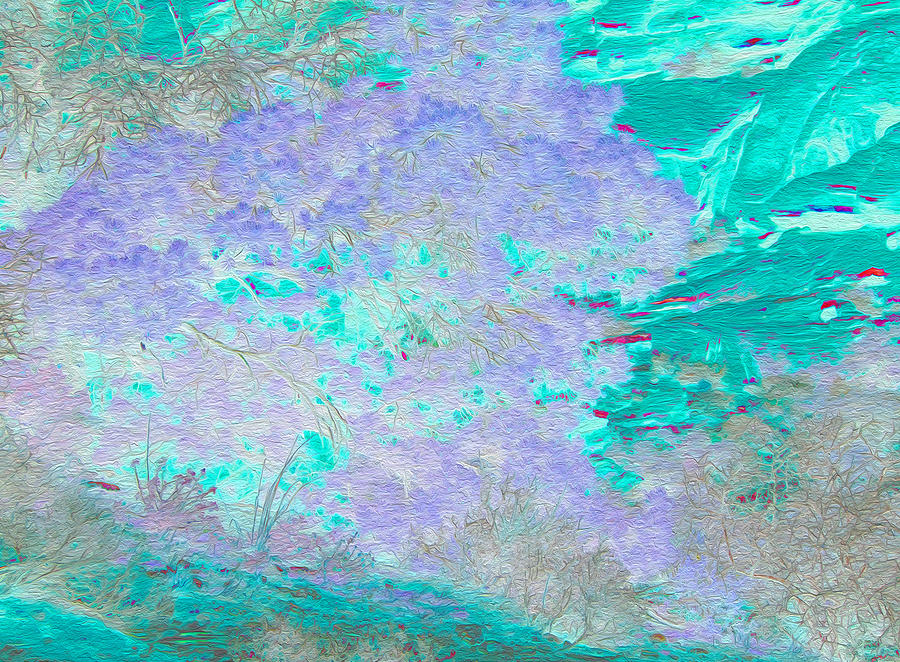 Lavender Landscape Digital Art