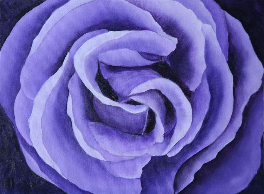 Lavender Rose Painting by Marsha Thornton - Fine Art America