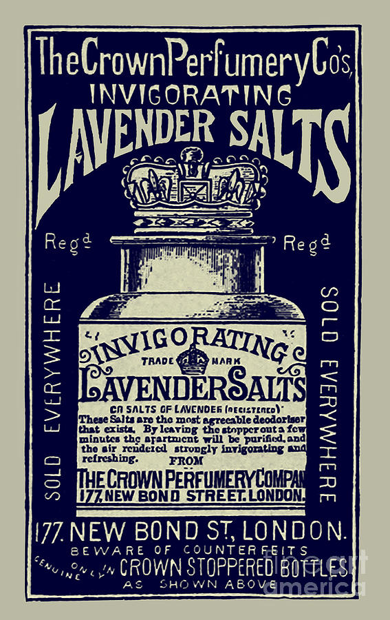 Lavender Salts Ad 1893 Photograph by Phil Cardamone