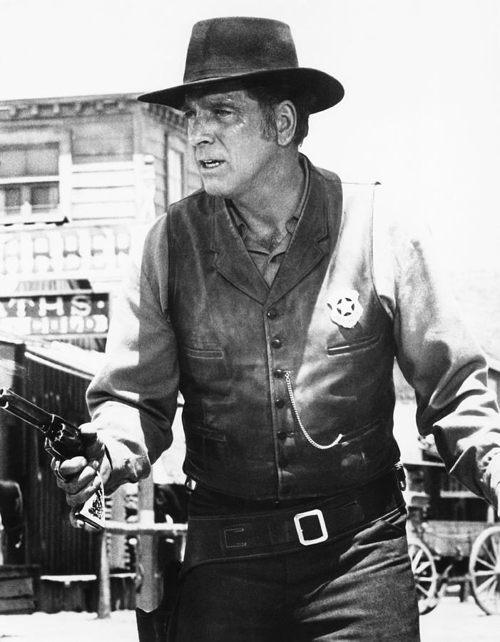 Lawman Burt Lancaster vintage movie poster 