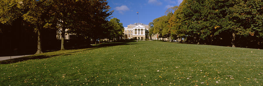 Architecture Photograph - Lawn In Front Of A Building, Bascom by Panoramic Images