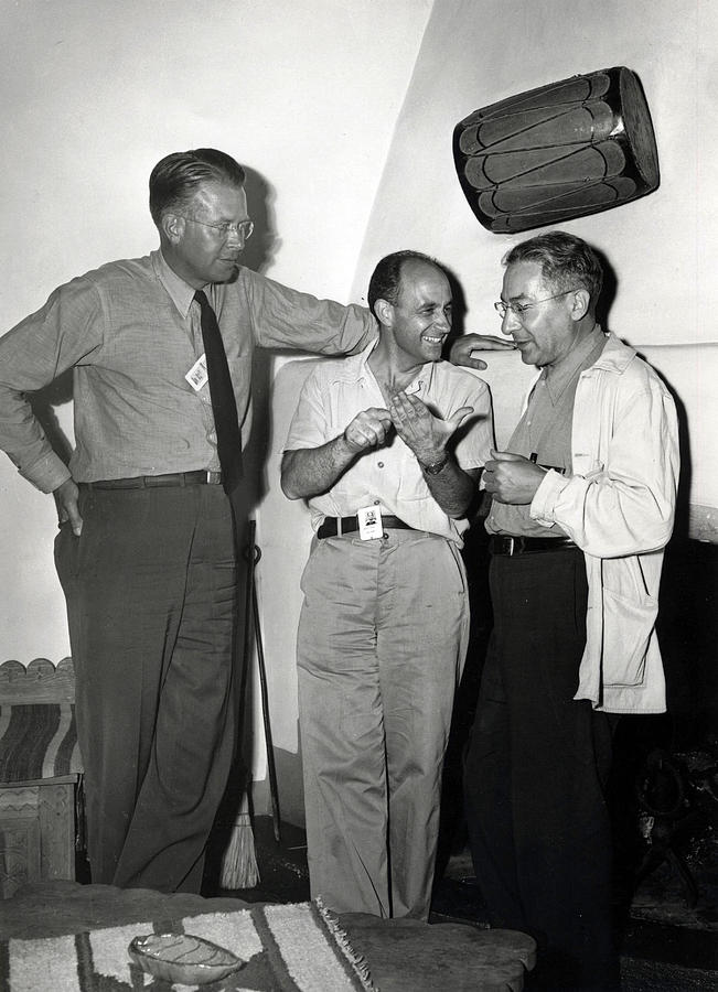 Lawrence, Fermi And Rabi, Physicists Photograph by Science Source - Pixels