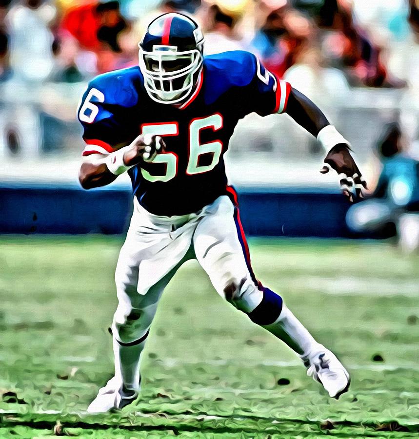 Lawrence Taylor Painting by Florian Rodarte