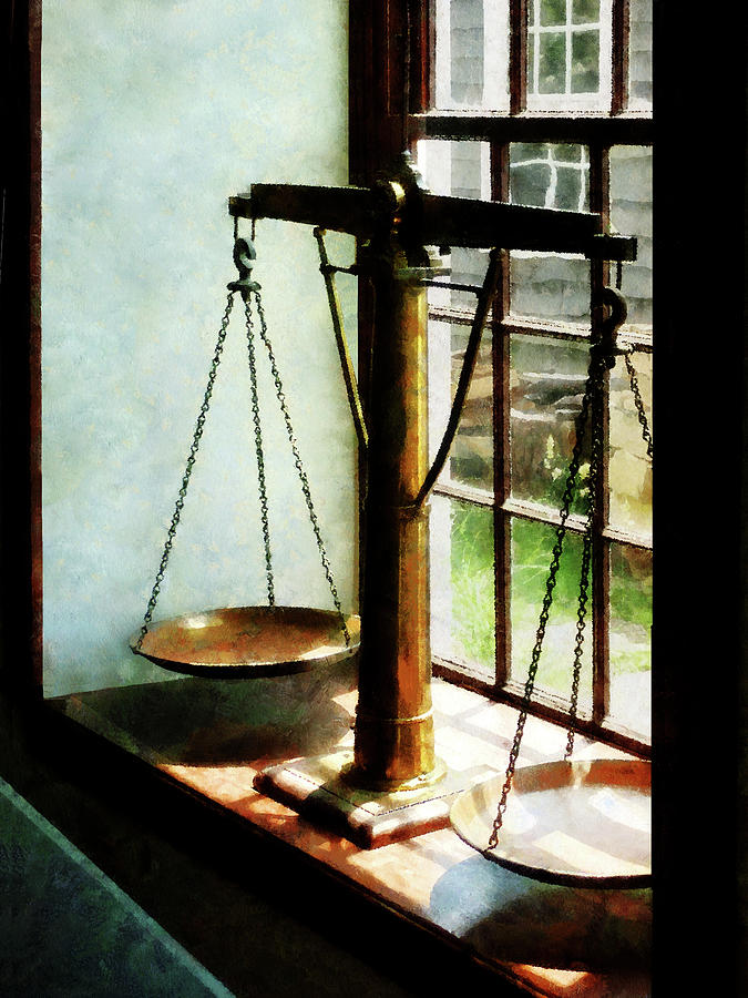 Lawyer - Scales of Justice Photograph by Susan Savad