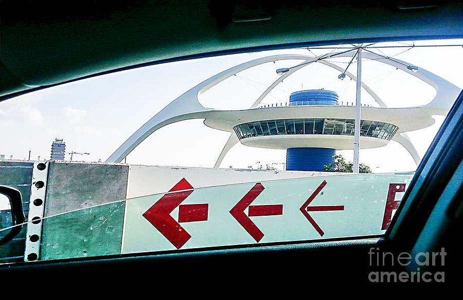 LAX Exit Arrows Photograph by Fei A