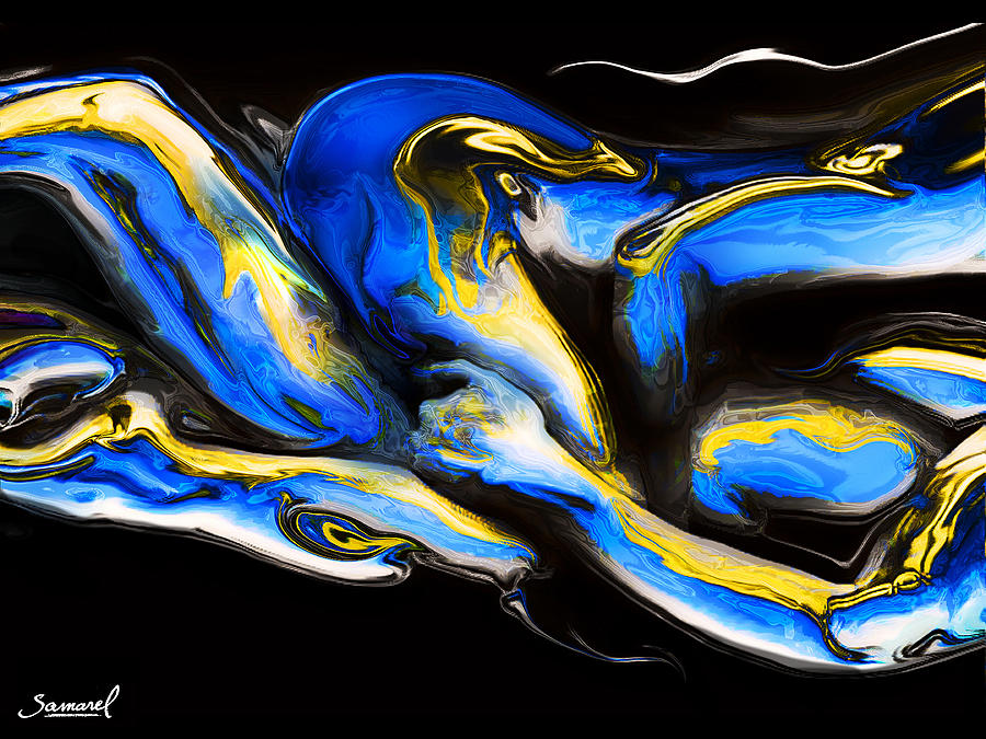 Lay me blue. is a painting by Samarel which was uploaded on December 6th, 2...