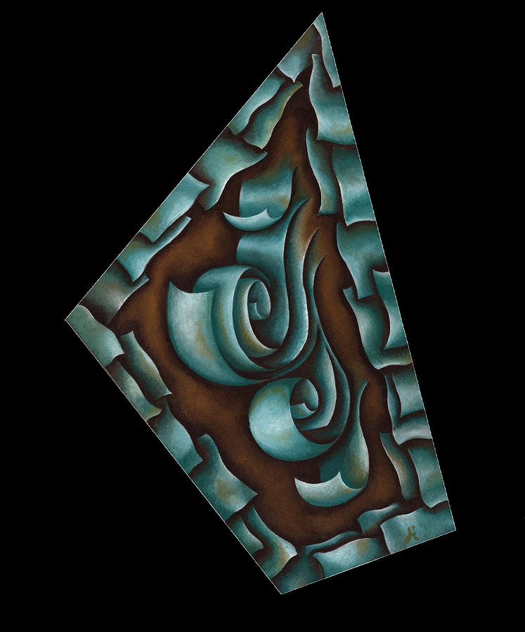Blue Painting - Layers CXCI by Diana Durr Blue Painting - Layers CXCI by Diana Durr