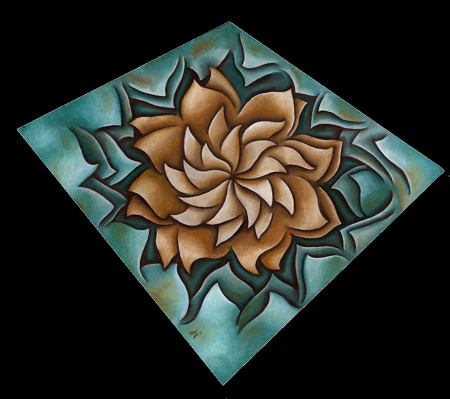 Blue Painting - Layers CXCV by Diana Durr Blue Painting - Layers CXCV by Diana Durr