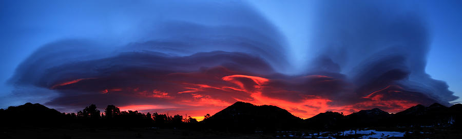 Layers In The Sky - Panorama Photograph by Shane Bechler