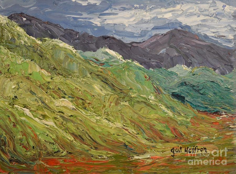 Layers of Hills Painting by Gail Heffron - Fine Art America