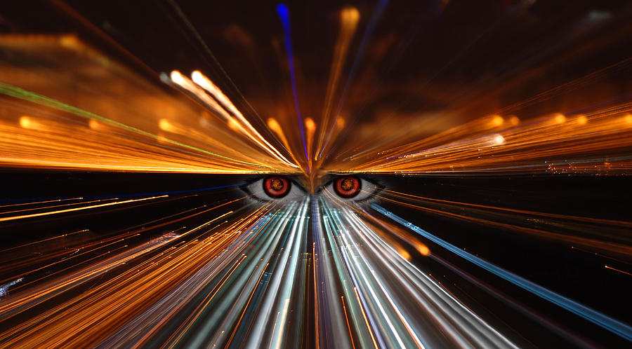 Lazer Eye Photograph by Michalakis Ppalis
